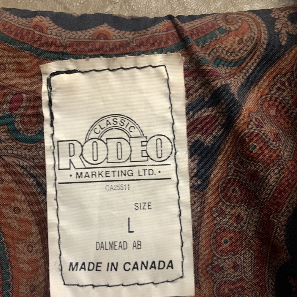 Blue Classic Rodeo vest - Picture 2 of 4